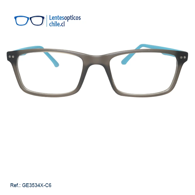 GE3534X-C6 - Anteojos Ópticos TR90, Estilo rectangular - George